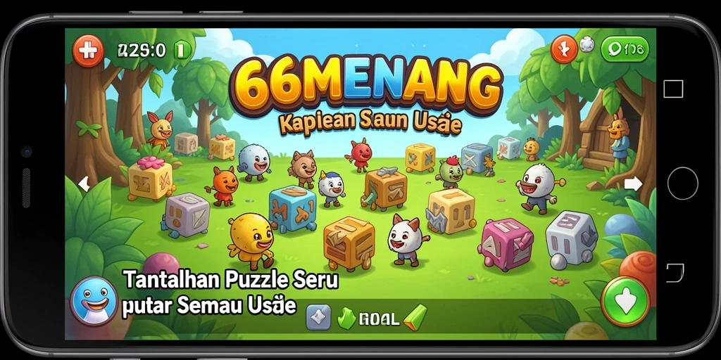 Tampilan gameplay 66MENANG yang menarik dan menantang.