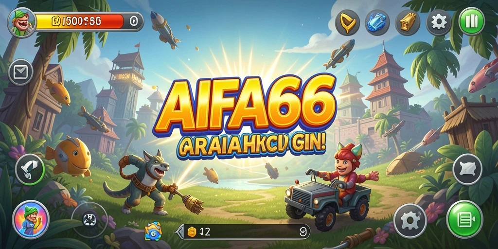 Tampilan gameplay kelas atas AIFA66 dengan grafis menawan.