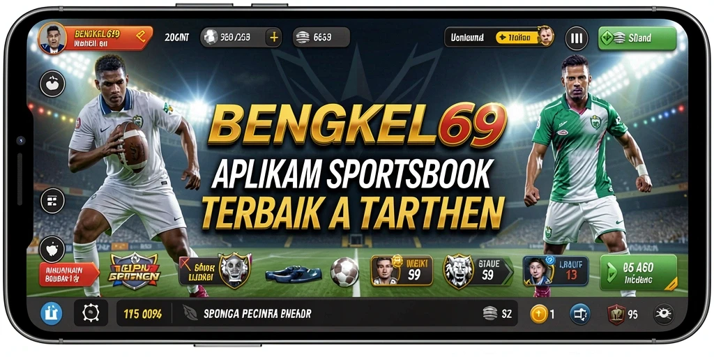 Tampilan gameplay menarik dan interaktif dari BENGKEL69 sebagai aplikasi Sportsbook.