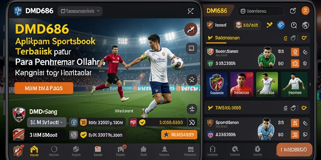 Screenshot gameplay DMD686 menunjukkan antarmuka yang menarik dan fitur interaktif.