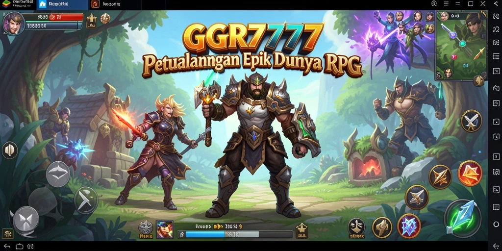 Screenshot gameplay GGR7777 menampilkan pertarungan seru dan karakter yang menawan.
