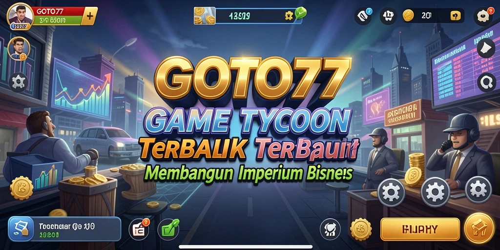 Tampilan gameplay Tycoon GOTO77 yang menarik dan interaktif.