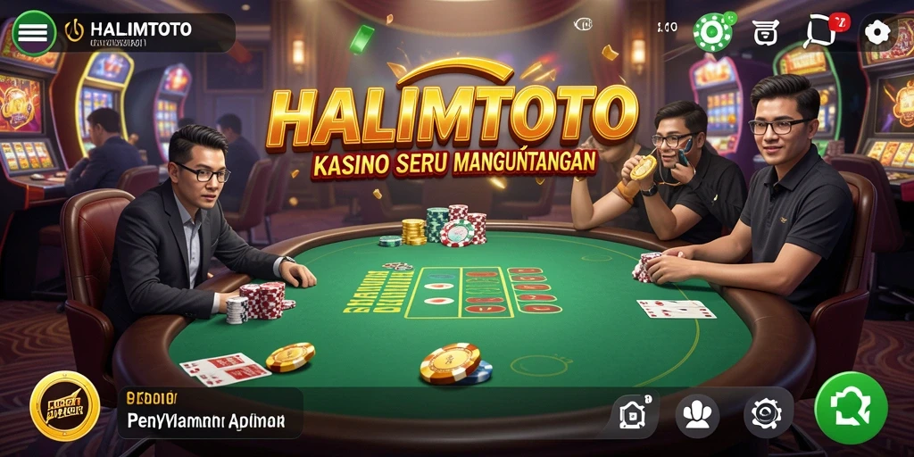 Tampilan gameplay HALIMTOTO yang menarik dan penuh aksi Kasino.