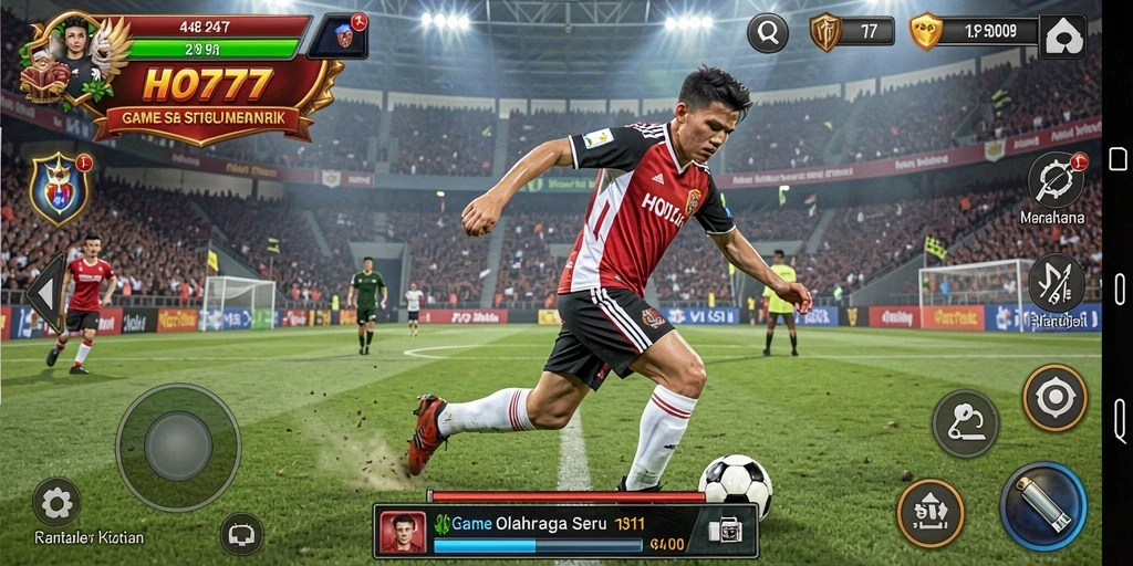 Gameplay utama HO777 menampilkan keseruan olahraga yang mendebarkan.