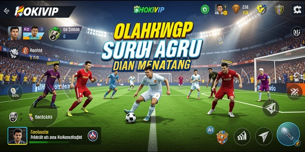 Tampilan gameplay seru di HOKIVIP dengan berbagai cabang olahraga.