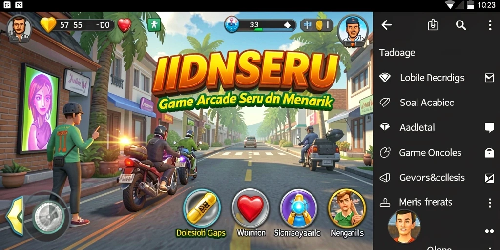 Tampilan gameplay menarik dari IDNSERU, penuh aksi dan keseruan.