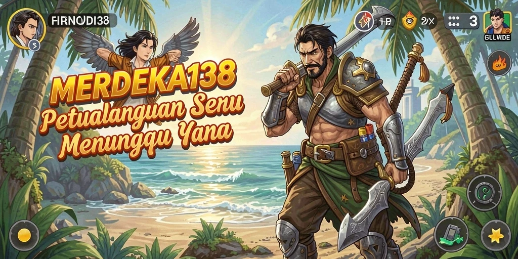 Tampilan menarik dari gameplay petualangan MERDEKA138.