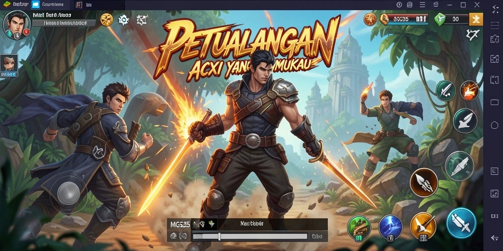 Gameplay seru dan dinamis dari MG525 yang memikat.