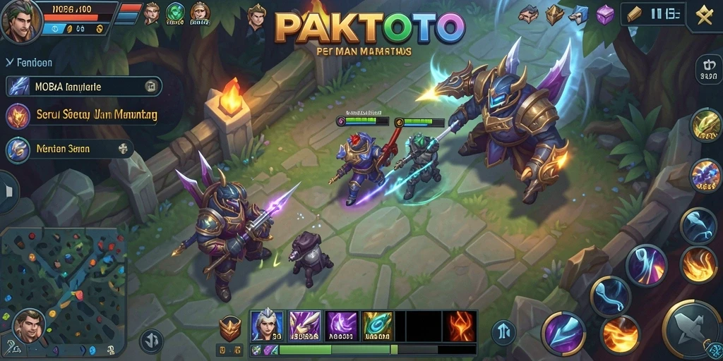 Gameplay seru di PAKTOTO, pertarungan tim yang dinamis.