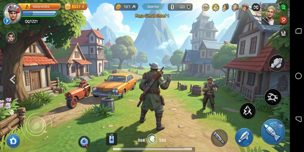 Gameplay menarik dalam QQ1221 yang menunjukkan interaksi pemain.
